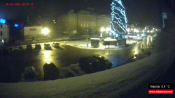 Střed obce Rokytnice nad Jizerou