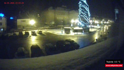 Střed obce Rokytnice nad Jizerou