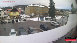 Střed obce Rokytnice nad Jizerou