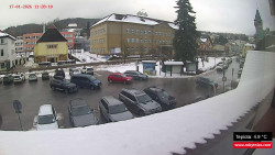 Střed obce Rokytnice nad Jizerou