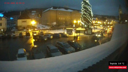 Střed obce Rokytnice nad Jizerou