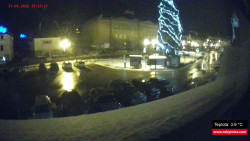 Střed obce Rokytnice nad Jizerou