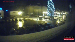 Střed obce Rokytnice nad Jizerou