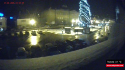 Střed obce Rokytnice nad Jizerou