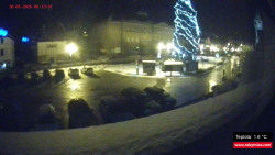 Střed obce Rokytnice nad Jizerou