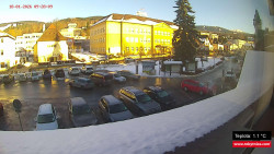 Střed obce Rokytnice nad Jizerou