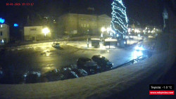 Střed obce Rokytnice nad Jizerou