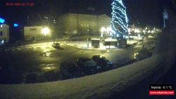 Střed obce Rokytnice nad Jizerou