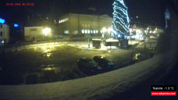 Střed obce Rokytnice nad Jizerou