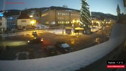 Střed obce Rokytnice nad Jizerou