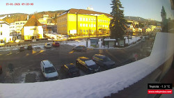 Střed obce Rokytnice nad Jizerou