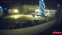 Střed obce Rokytnice nad Jizerou