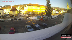 Střed obce Rokytnice nad Jizerou