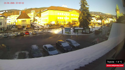 Střed obce Rokytnice nad Jizerou