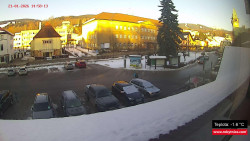 Střed obce Rokytnice nad Jizerou