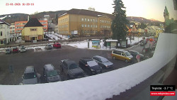 Střed obce Rokytnice nad Jizerou