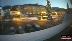 Střed obce Rokytnice nad Jizerou