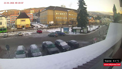 Střed obce Rokytnice nad Jizerou