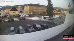 Střed obce Rokytnice nad Jizerou