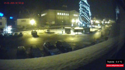 Střed obce Rokytnice nad Jizerou