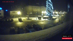 Střed obce Rokytnice nad Jizerou