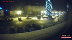 Střed obce Rokytnice nad Jizerou