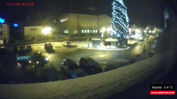 Střed obce Rokytnice nad Jizerou