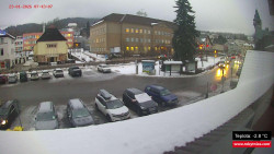 Střed obce Rokytnice nad Jizerou