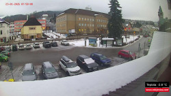 Střed obce Rokytnice nad Jizerou