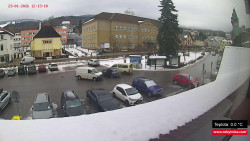 Střed obce Rokytnice nad Jizerou