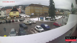 Střed obce Rokytnice nad Jizerou