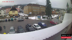 Střed obce Rokytnice nad Jizerou