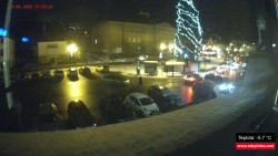 Střed obce Rokytnice nad Jizerou