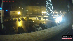 Střed obce Rokytnice nad Jizerou