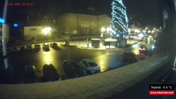 Střed obce Rokytnice nad Jizerou