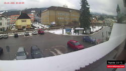 Střed obce Rokytnice nad Jizerou