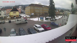 Střed obce Rokytnice nad Jizerou