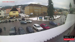 Střed obce Rokytnice nad Jizerou