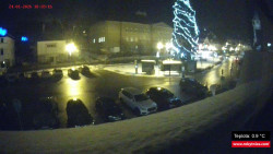 Střed obce Rokytnice nad Jizerou