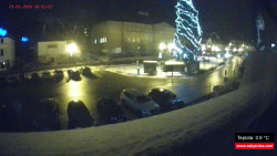 Střed obce Rokytnice nad Jizerou