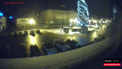 Střed obce Rokytnice nad Jizerou