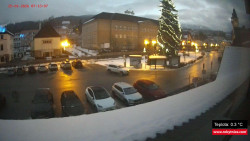 Střed obce Rokytnice nad Jizerou