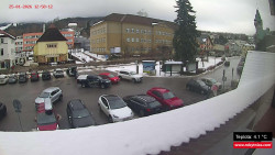 Střed obce Rokytnice nad Jizerou