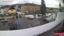 Střed obce Rokytnice nad Jizerou