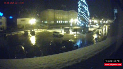 Střed obce Rokytnice nad Jizerou