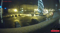 Střed obce Rokytnice nad Jizerou