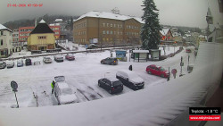 Střed obce Rokytnice nad Jizerou