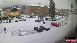 Střed obce Rokytnice nad Jizerou