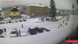 Střed obce Rokytnice nad Jizerou