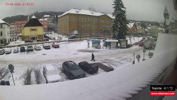 Střed obce Rokytnice nad Jizerou